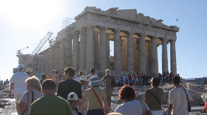 Kirándulás Athénban az Akropoliszhoz